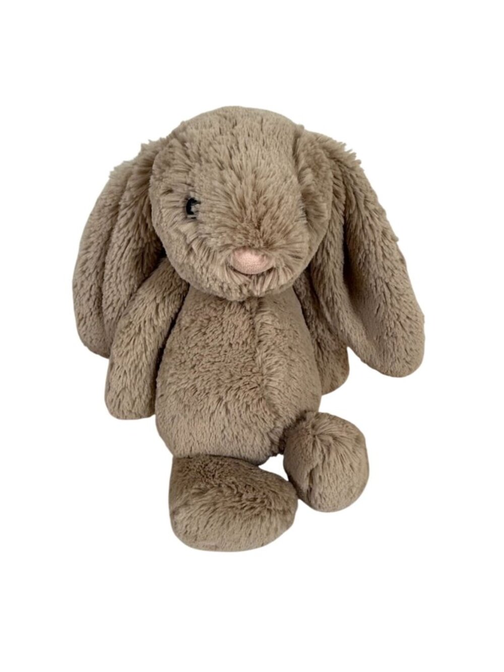Jellycat Bashful Bunny Plush Stuffed Animal Toy Light Brown Pink Nose Soft 12"